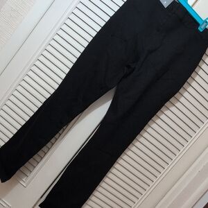 Christopher & Banks Signature Slimming Black Pants 4 Short